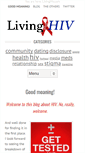 Mobile Screenshot of livinghiv.com